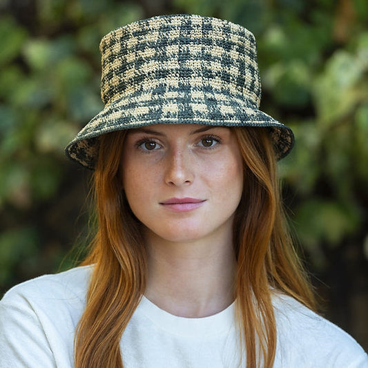 Bob Hat Raphia – Green | Artisan-Made Raffia Hat
