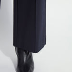 Nadia High-Waist Wide-Leg Ponte Trousers