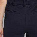 Nadia High-Waist Wide-Leg Ponte Trousers