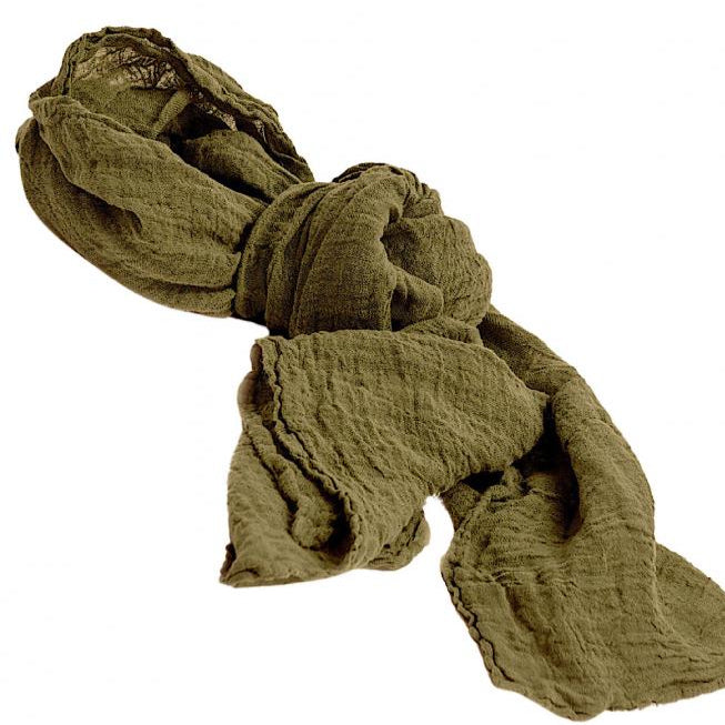 Pure Hemp Scarf | Khaki