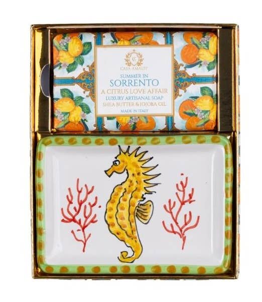 Summer in Sorrento – Luxury Soap & Ceramic Dish Gift Set