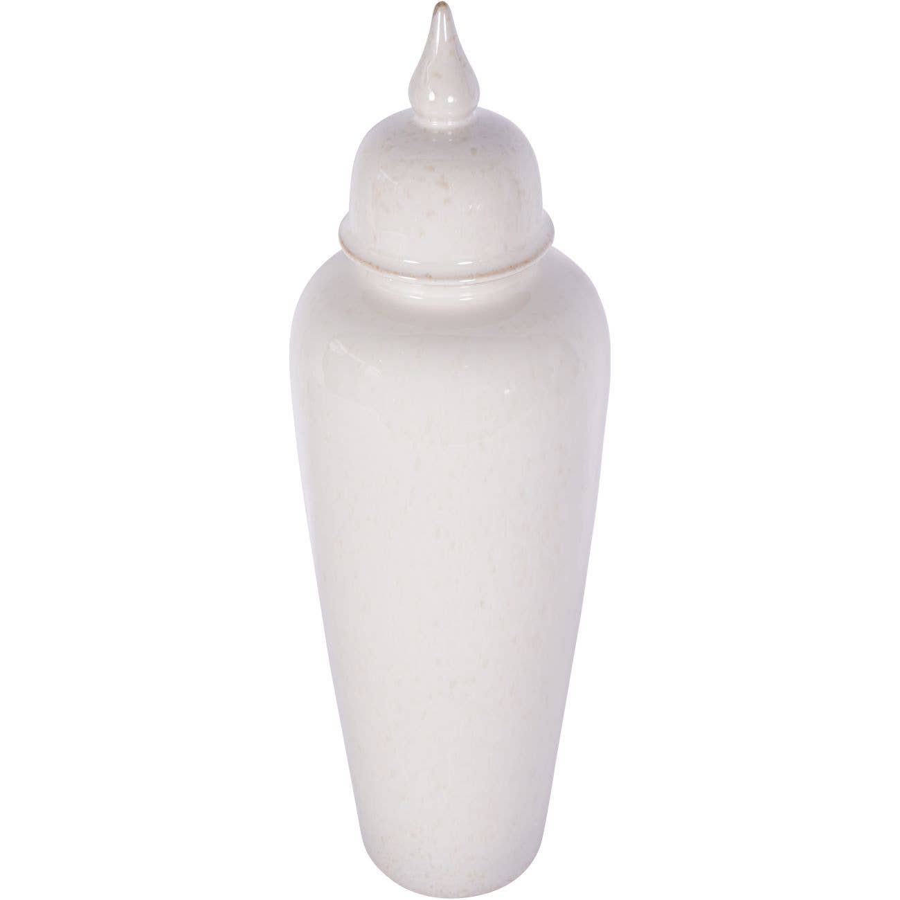 Ginger Jar Reactive Glaze Ceramic Cream