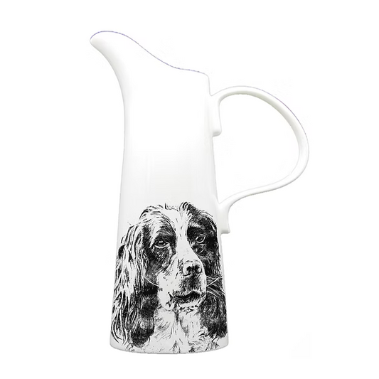 Bone China Jug with Spaniel Design – 4 Sizes Available