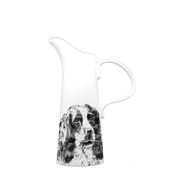 Bone China Jug with Spaniel Design – 4 Sizes Available