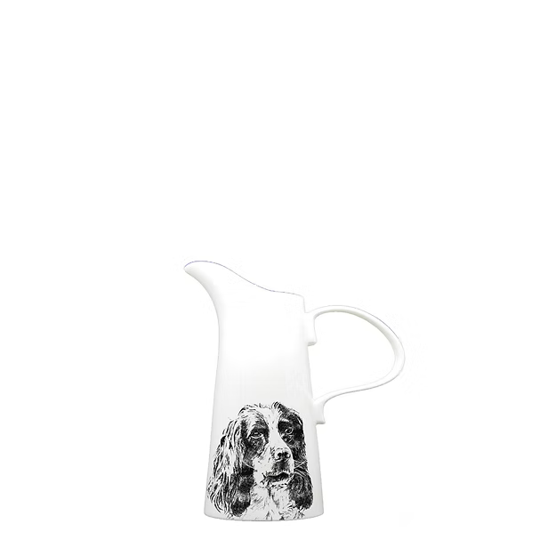 Bone China Jug with Spaniel Design – 4 Sizes Available