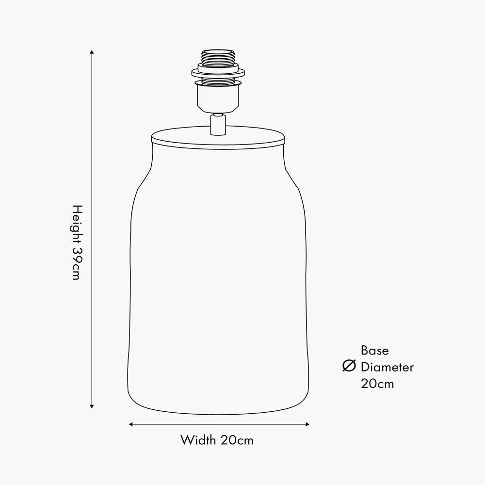 Hand-Blown Bubble Glass Table Lamp Base – Brown & Forest Green with Gold Accents