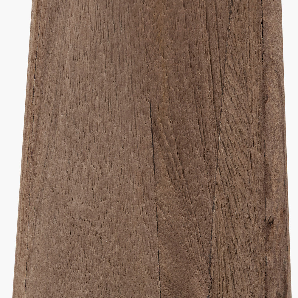 Natural Conical Wood Table Lamp Base – Sustainably Sourced Solid Timber