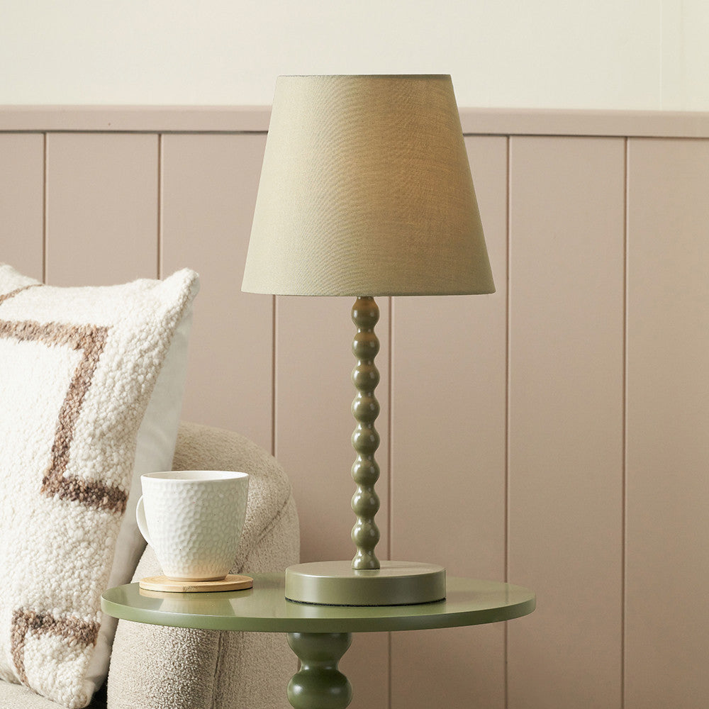 Sophia Bobble Table Lamp – Olive | Luxury Contemporary Lighting