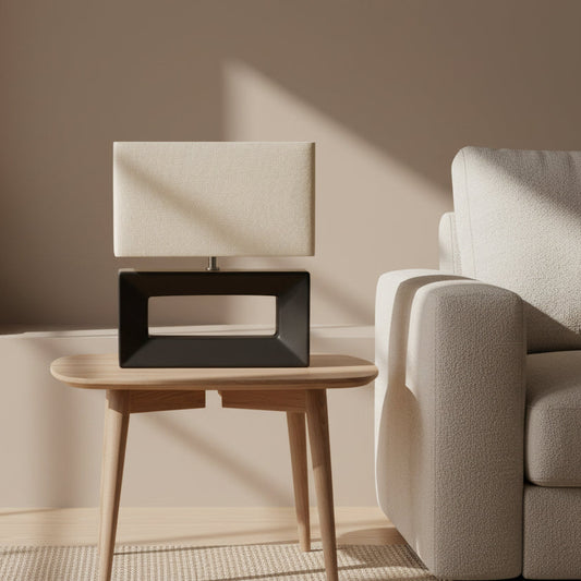 Black Table Lamp – Modern Retro Style