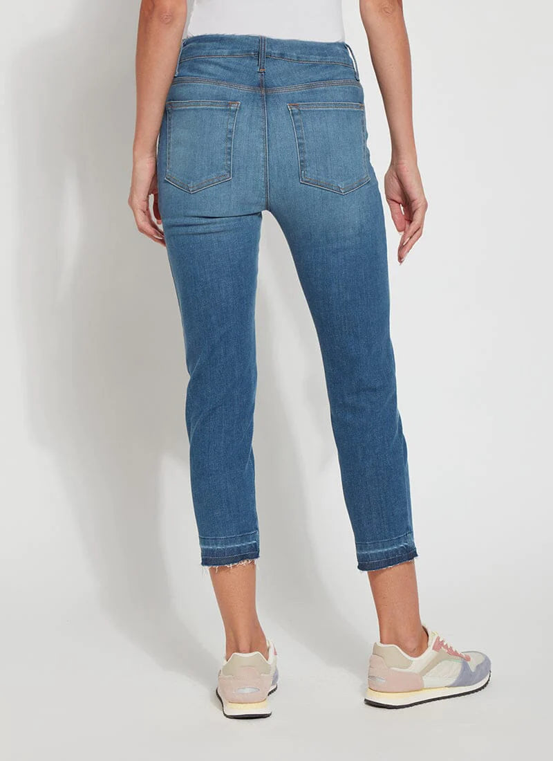 Holding Power Premium Cropped Straight Leg Jeans – 24.5" Inseam | Lyssé Shaping Denim