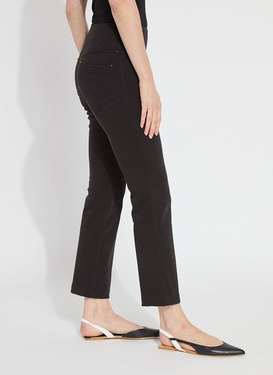 Lyssé Ankle Denim Baby Bootcut Jeans – Black