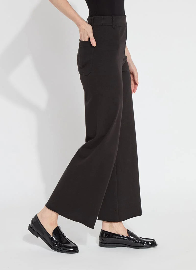 Erin High Waist Wide Leg Jeans – Black | Woodcock and Cavendish