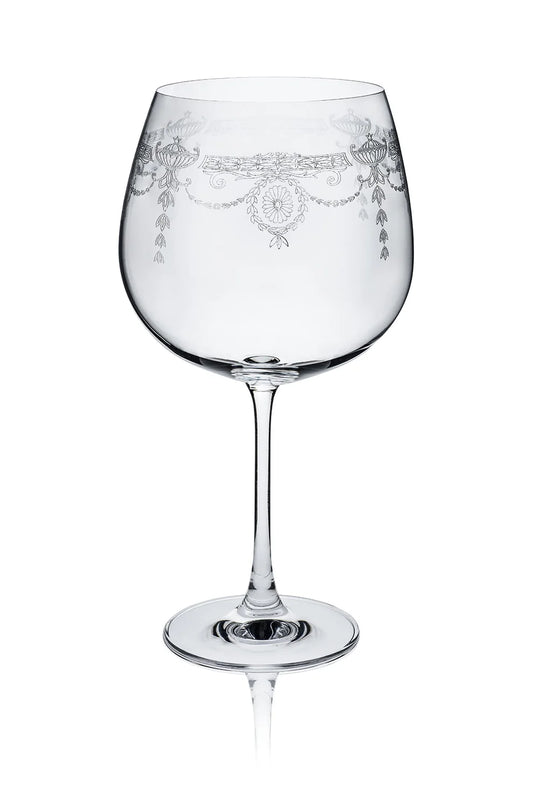 Etched Gin Glasses | Large Balloon Style | 940ml