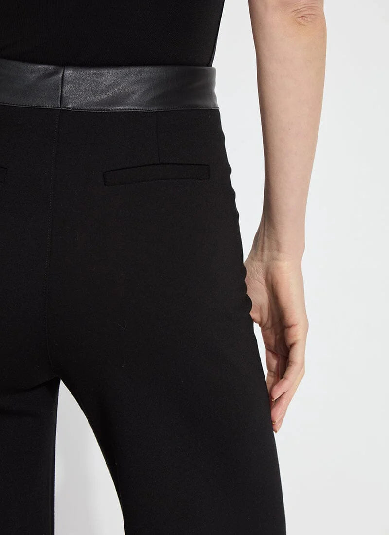Denver Wide Leg Ponte | Black | 28" Inseam