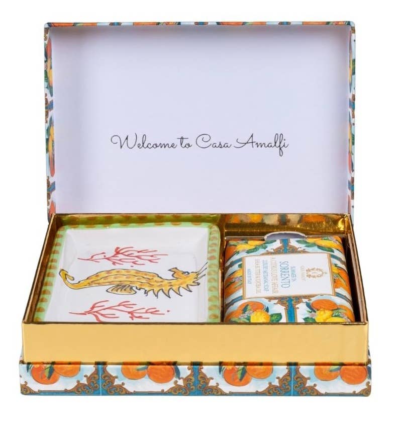 Summer in Sorrento – Luxury Soap & Ceramic Dish Gift Set