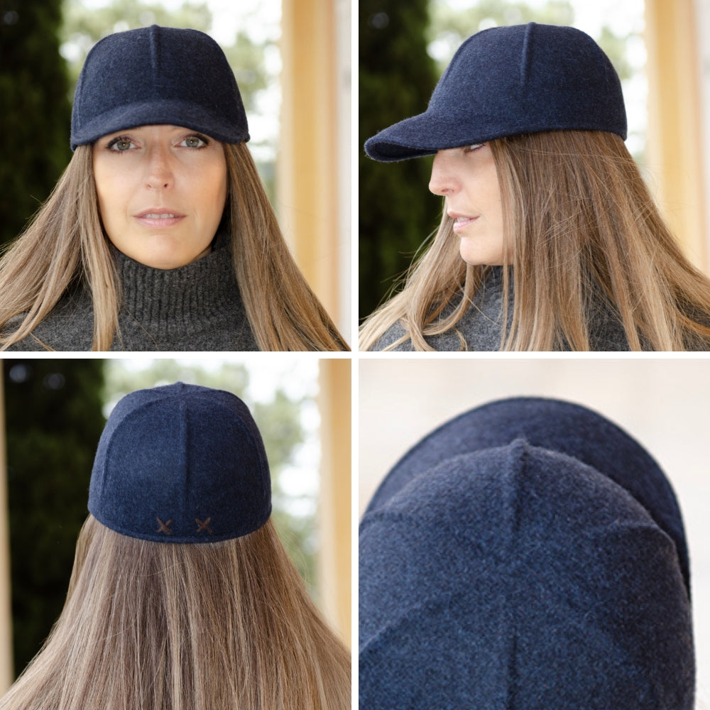 Felt Cap | 100% Wool | Adjustable Size | Skyline