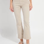 Lysse Ankle Estelle Everyday Flare Denim – Khaki
