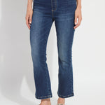 Lysse Ankle Estelle Everyday Flare Denim – Dark Mid Wash