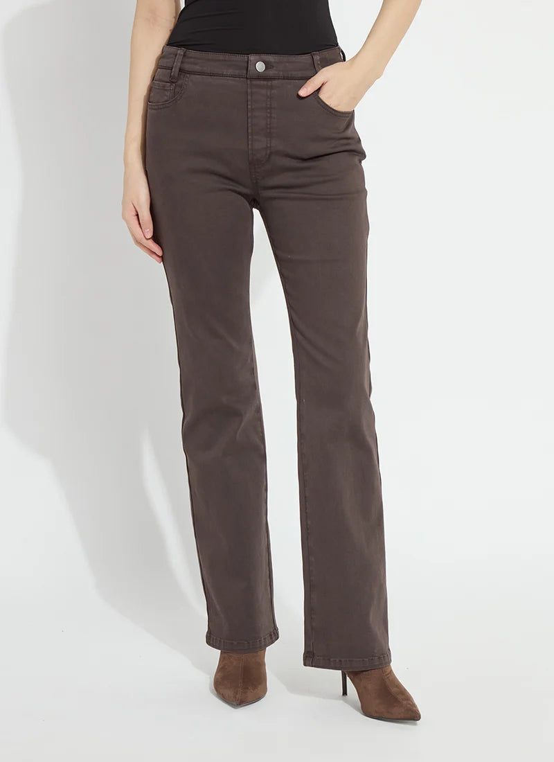 Lena Everyday Baby Bootcut Jeans – Brown