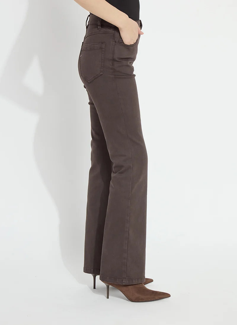 Lena Everyday Baby Bootcut Jeans – Brown