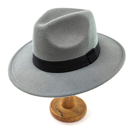 Fedora Felt Hat-Grey