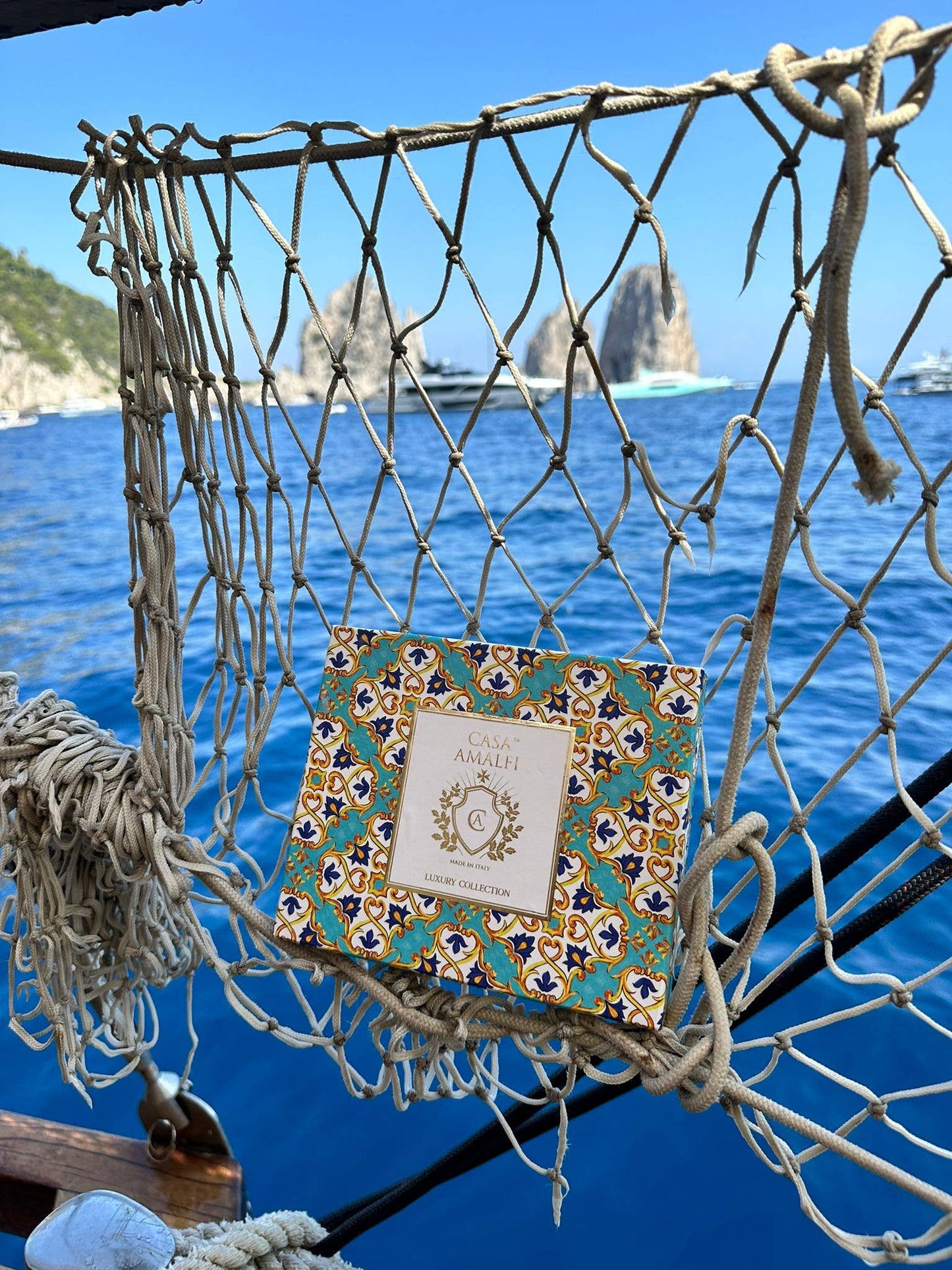 Take Me to Capri – Luxury Soap & Ceramic Dish Gift Set