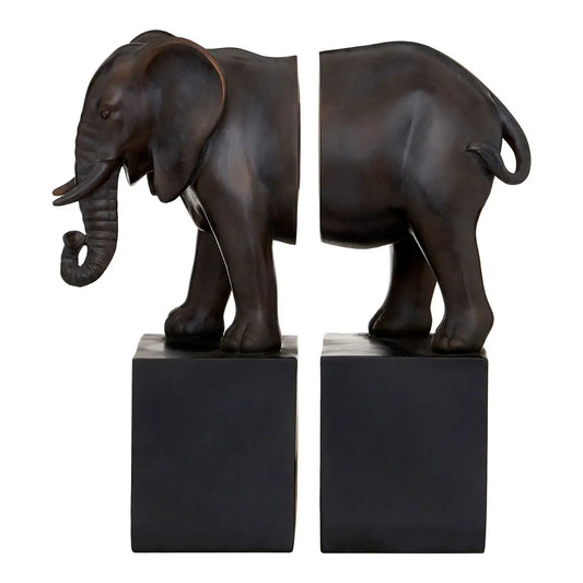 Boho Elephant Bookends