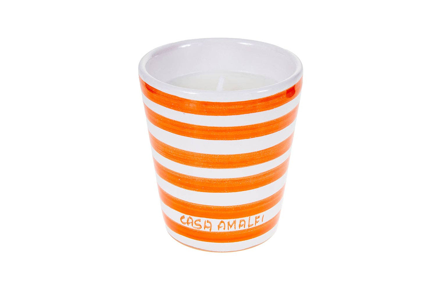 Summer in Sorrento – Hand-Painted Ceramic Candle | Citrus & Floral (200g)