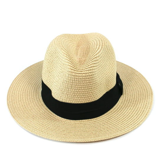 Panama Foldable Sun Hat – 61cm | Classic Packable Holiday Hat with Travel Bag