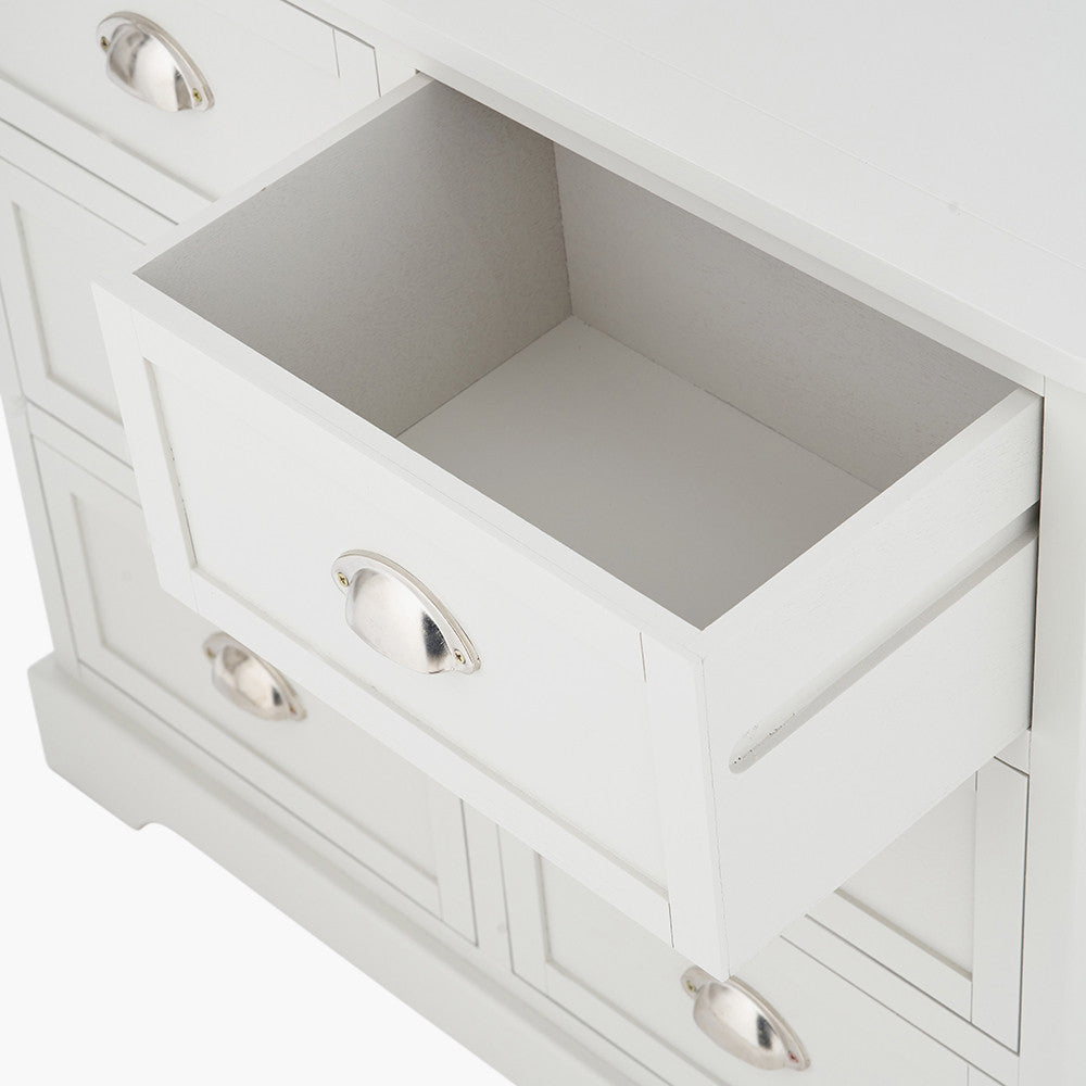 Linen & Silver 6 Drawer Chest by Pacific