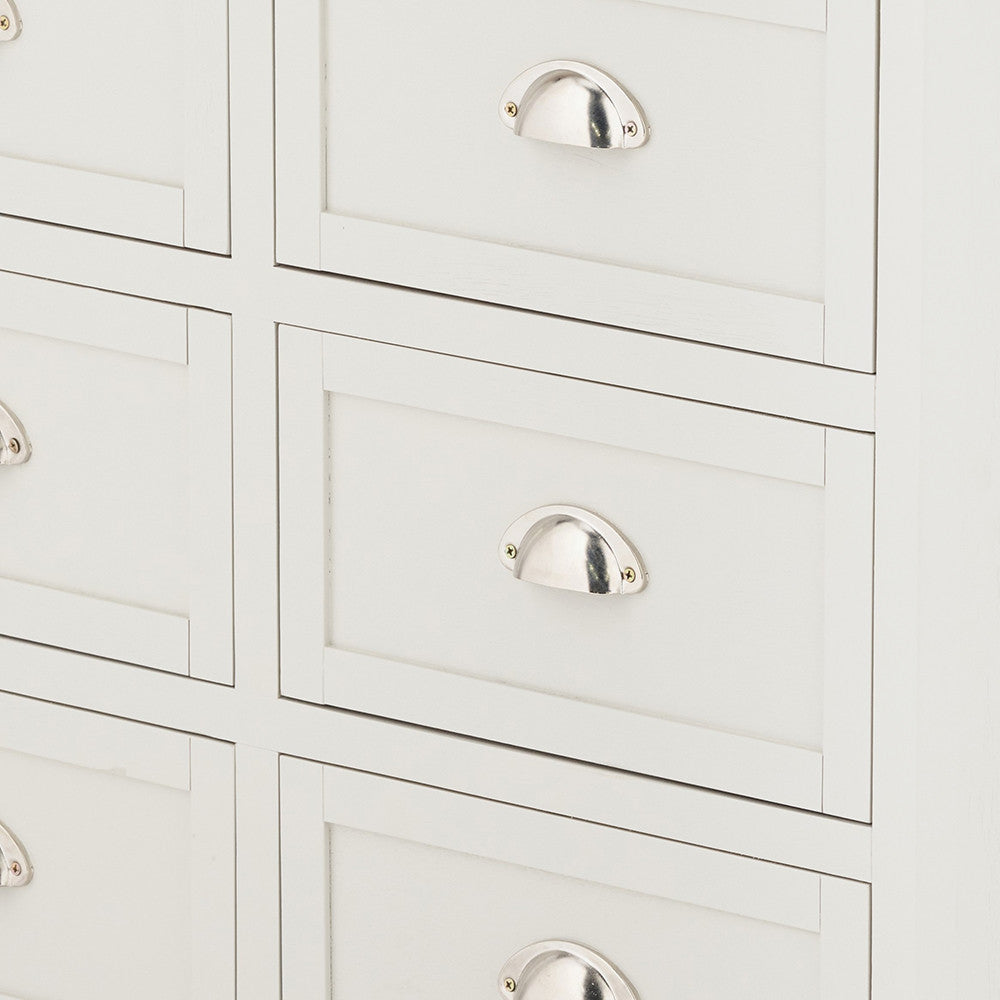 Linen & Silver 6 Drawer Chest by Pacific