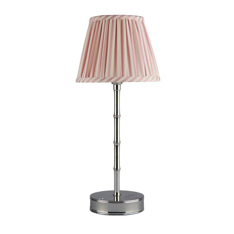 Empire Lampshade Pink Stripe 16cm