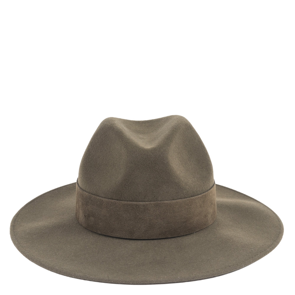 Travaux En Cours Wide Brim Fedora Loden