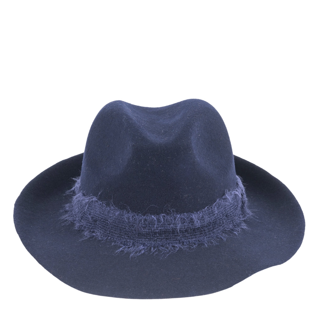 Travaux en Cours Fedora Mohair Navy