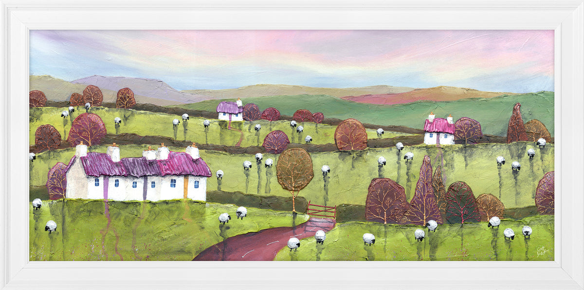 Peaceful Hills | Original Artwork by Geoff Beckett