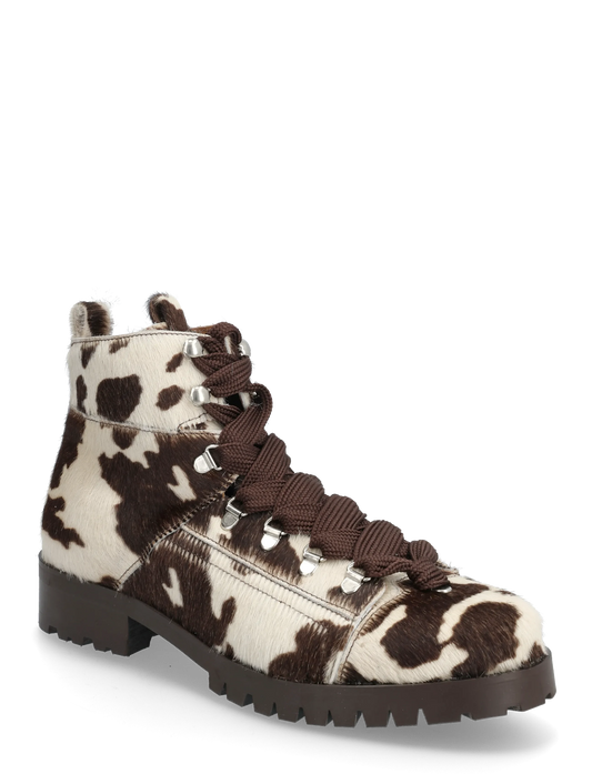 Alice Pony Laced Ankle Boots – Leather Lace-Up Boots | Made in Portugal