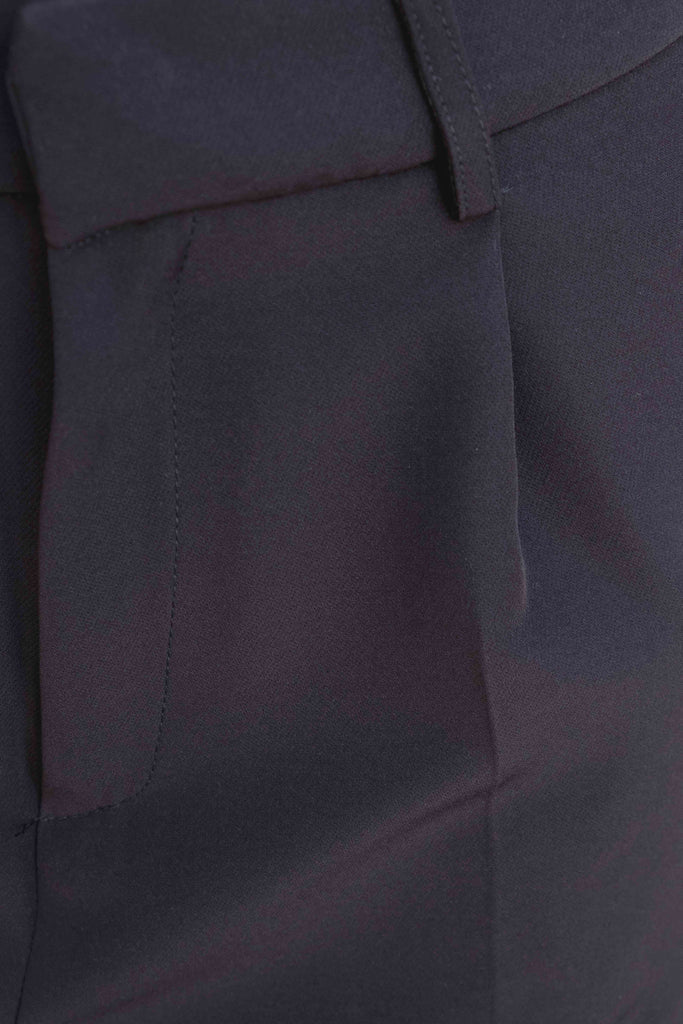 Black Long Pleated Pants