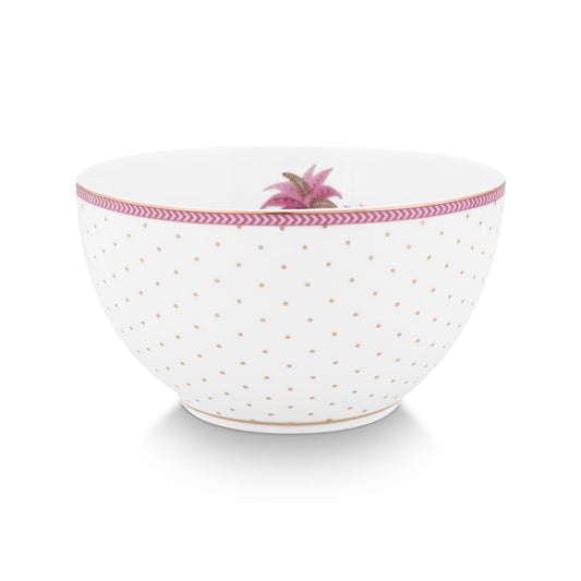 Bowl Jolie Dots Gold Pink – 15cm | Porcelain Tableware