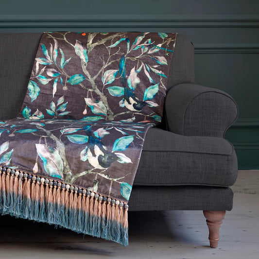 Collector Printed Throw Onyx