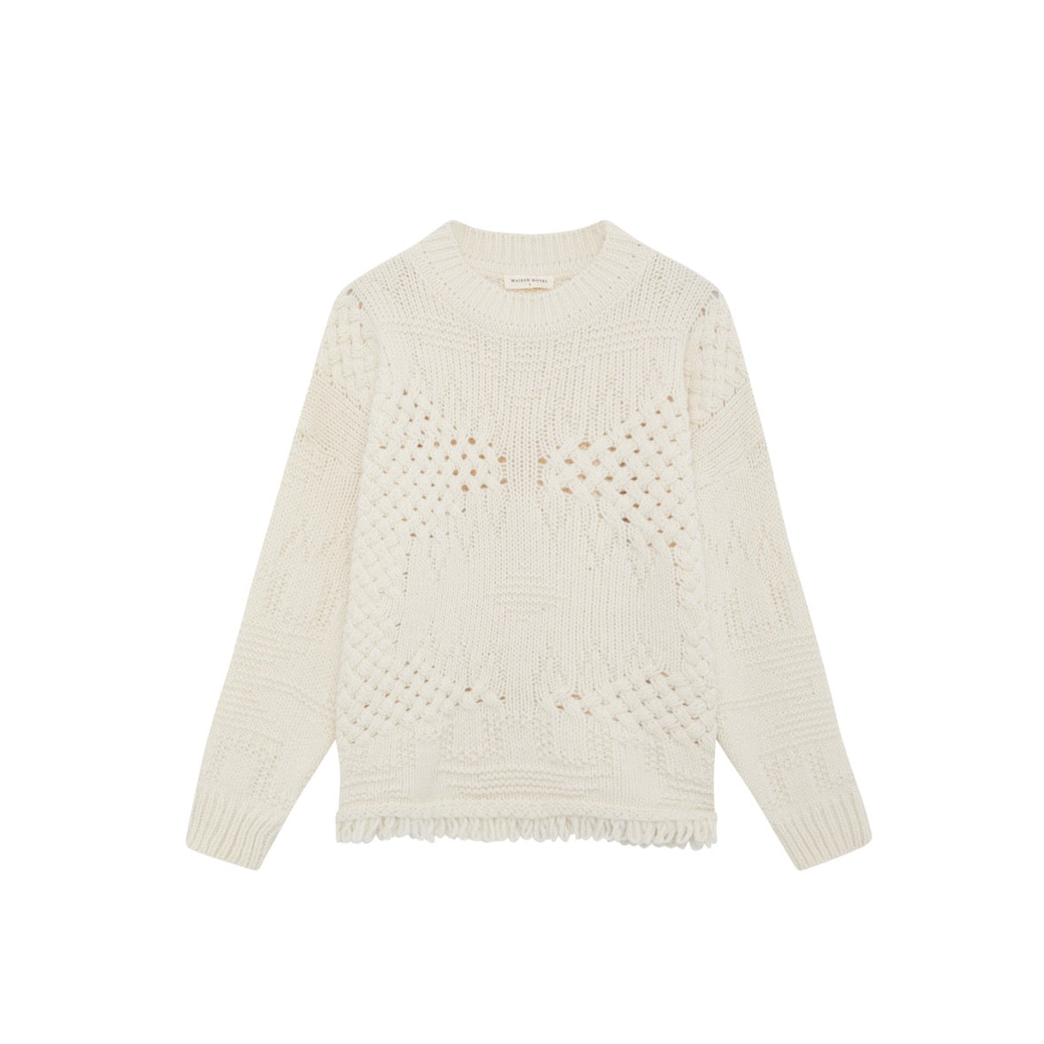Cotton Floss Sweater - Coquillage - from Maison Hotel