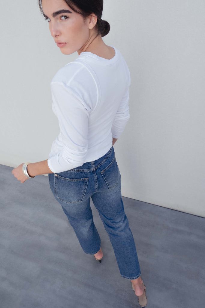 Classic Straight Denim Jeans – Timeless Fit, Premium Cotton Denim