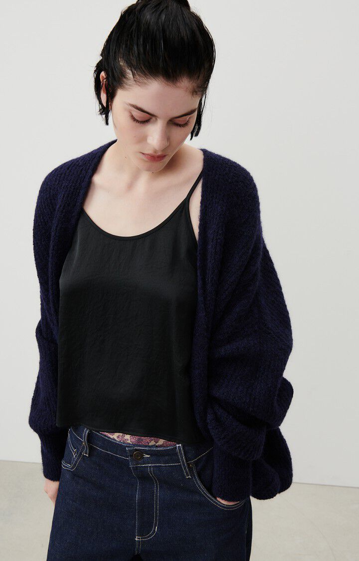 Cardigan East - Navy Melange