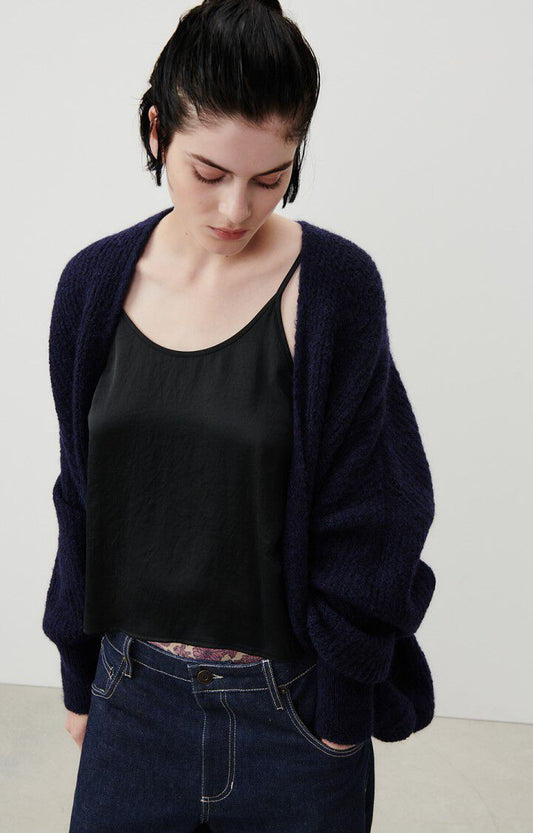 Cardigan East - Navy Melange