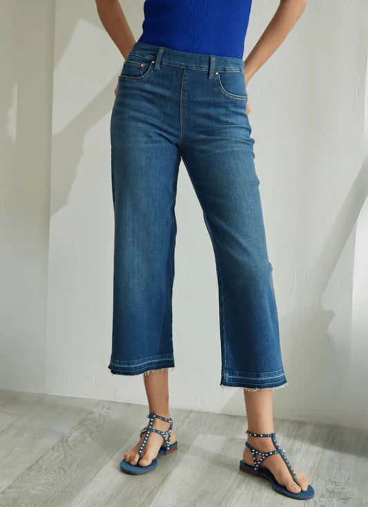 Premium Frances Crop Jeans – Authentic Midwash | ‘Holding Power’ Denim by Lyssé
