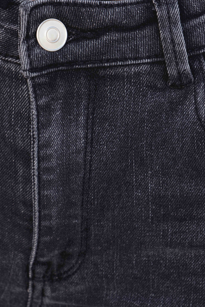 Flare Jeans in Anthracite – Retro-Inspired Stretch Denim