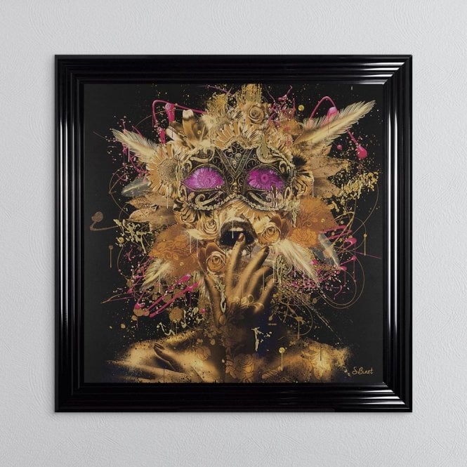 Golden Dream Framed Wall Art by Sylvain Binet – Hand Embellished | Made in the UK