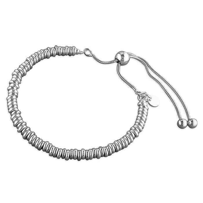 All Silver Rings Sterling Silver Bracelet