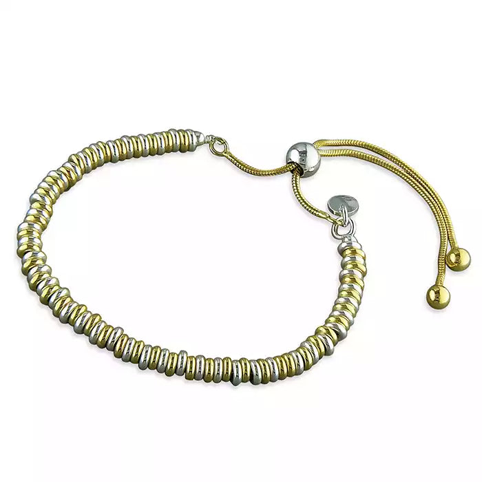 Gold-plated and Silver Rings Slider
