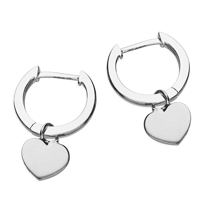 Small Heart Hoop Earring