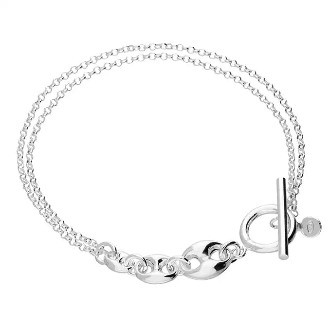 Sterling Silver Bracelet-T Bar
